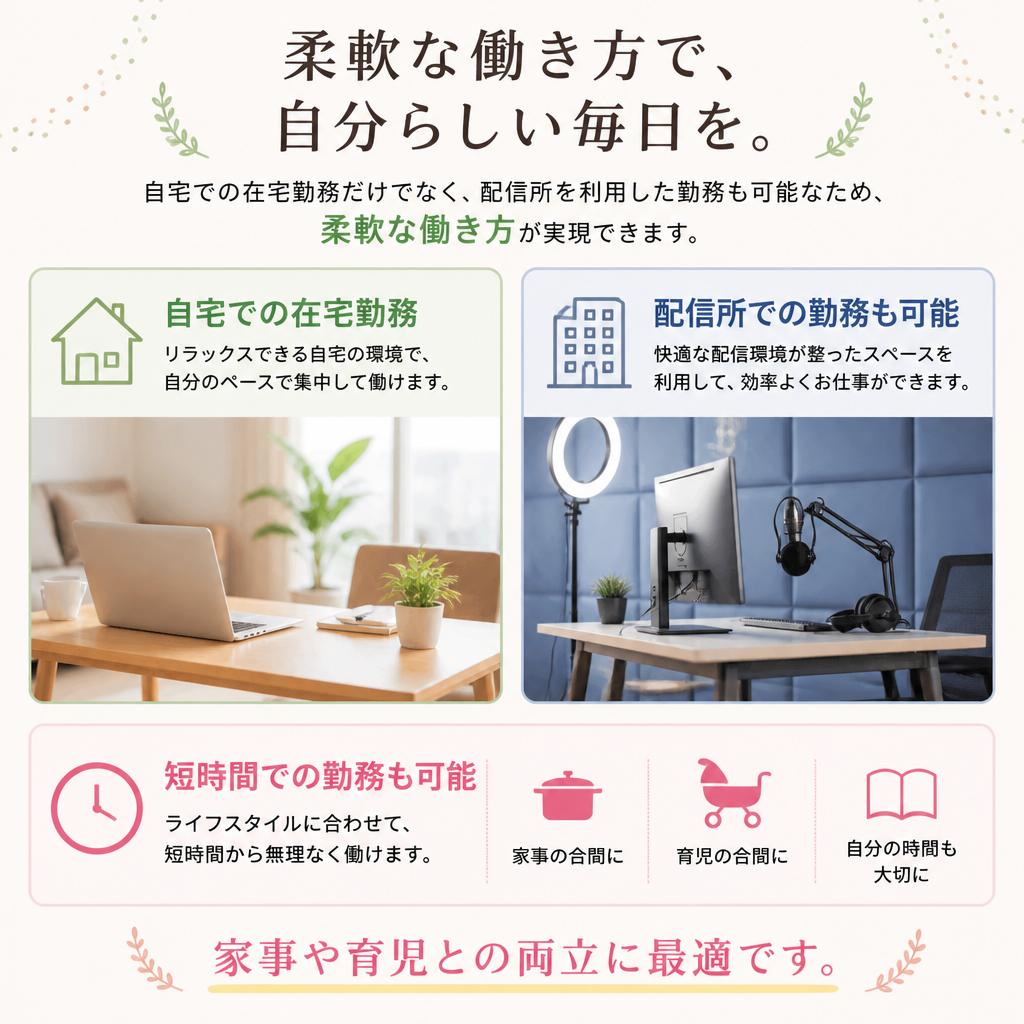 働きやすさを追求した環境