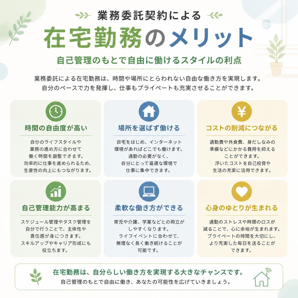 業務委託契約のメリット