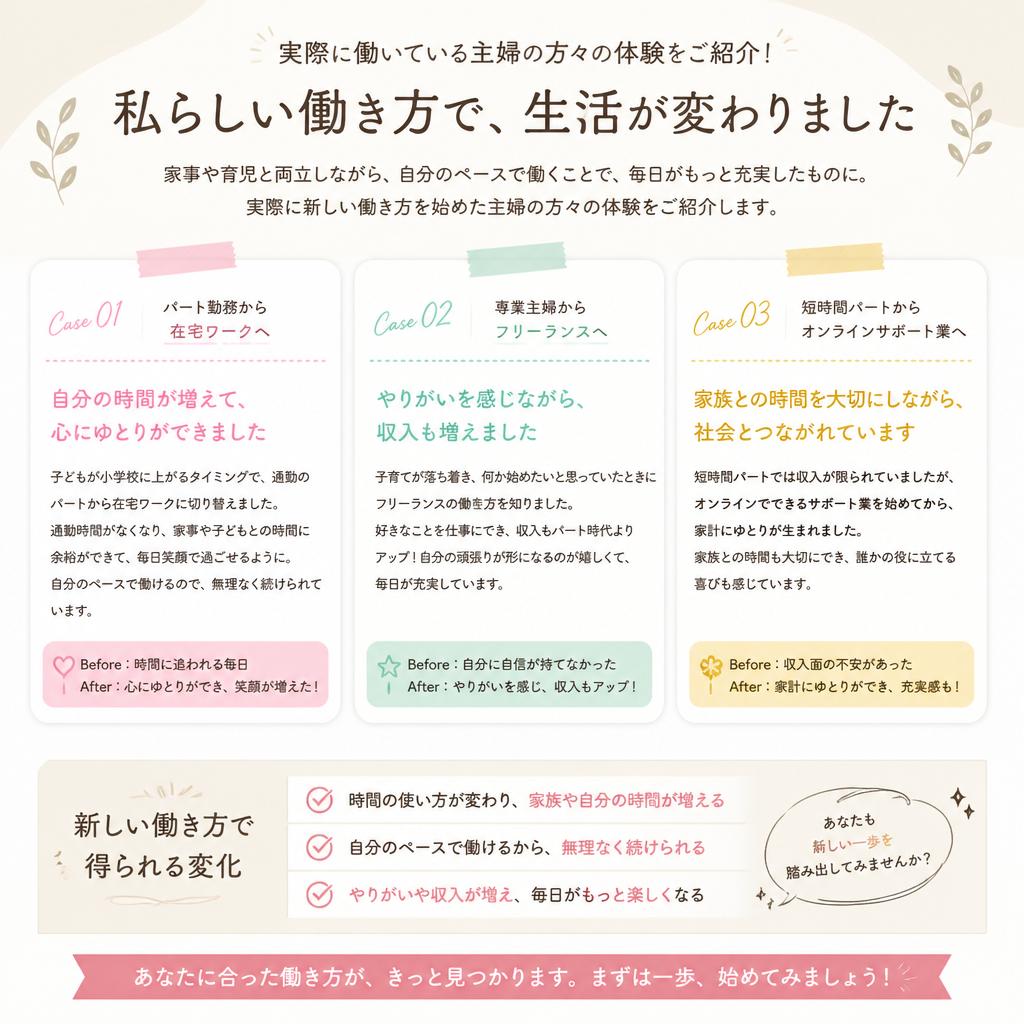 先輩の体験談