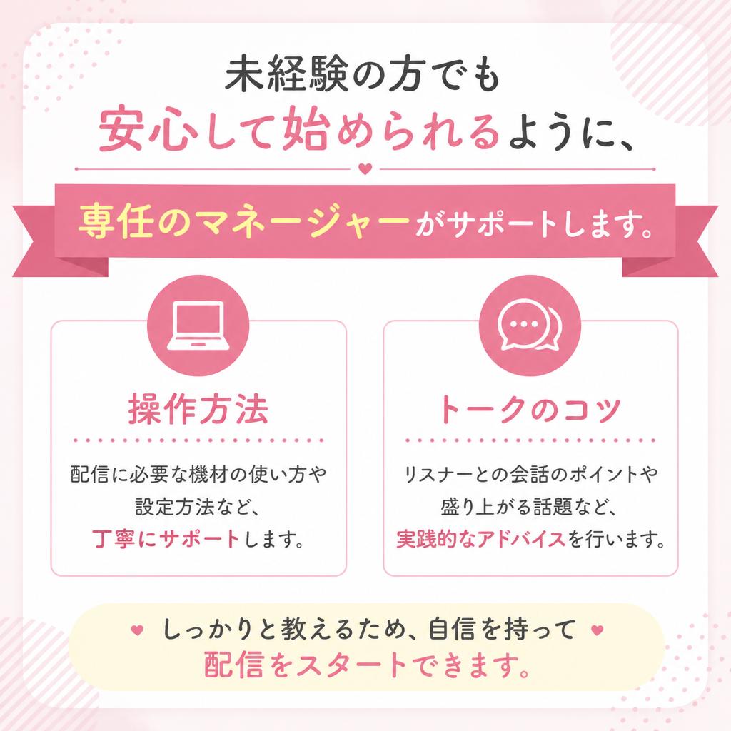 未経験者も安心!充実のサポート体制