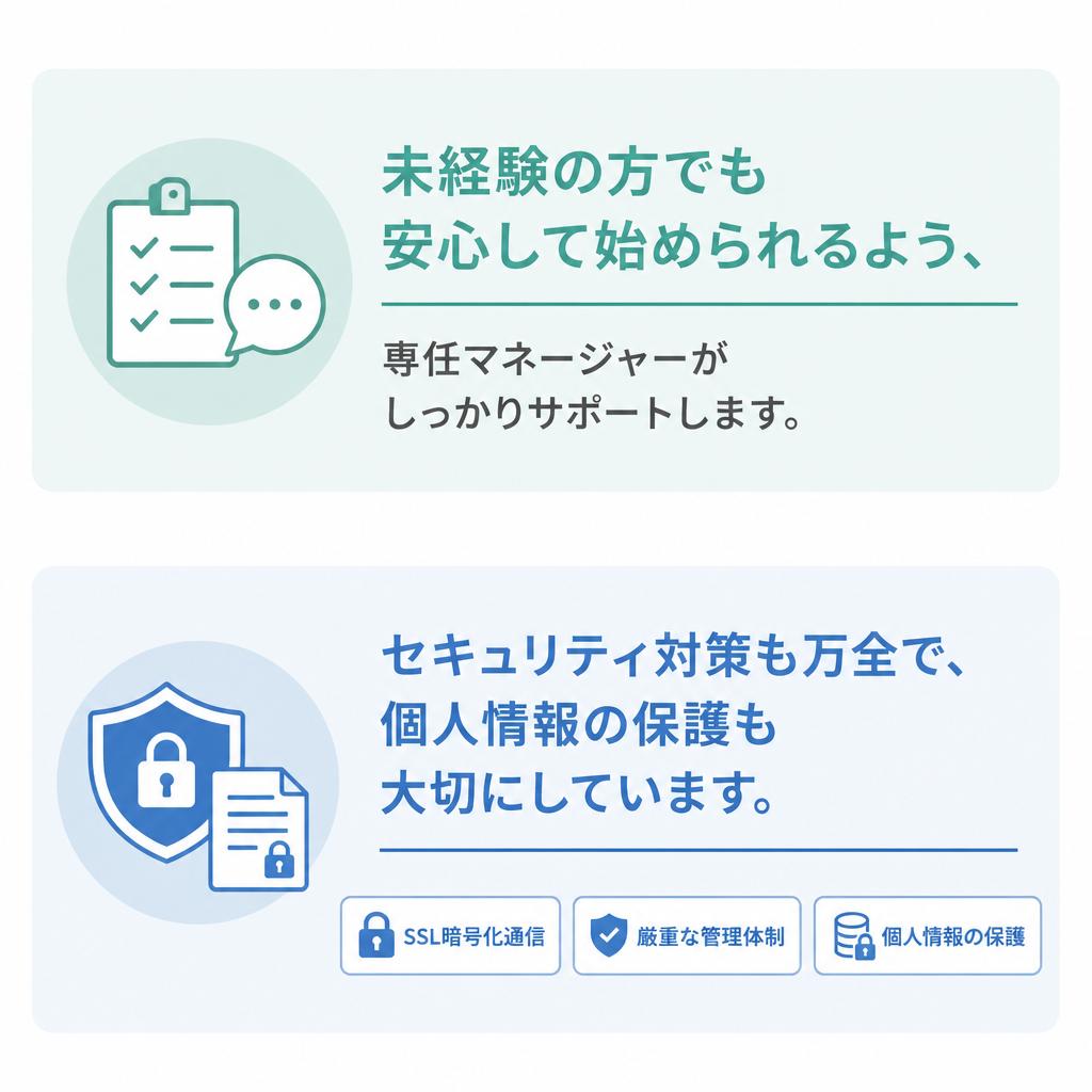 安心のサポート体制