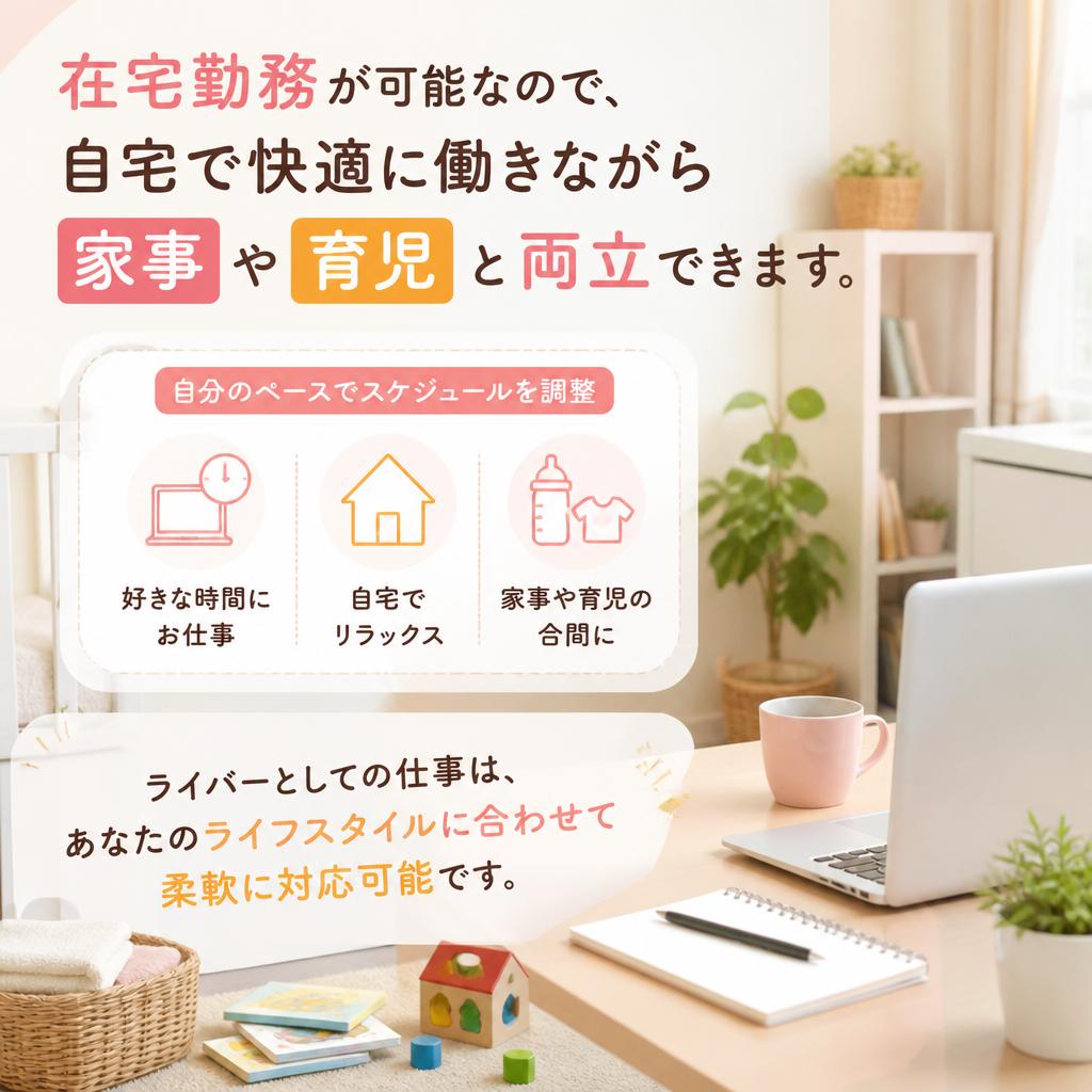家庭と両立できる自由な働き方