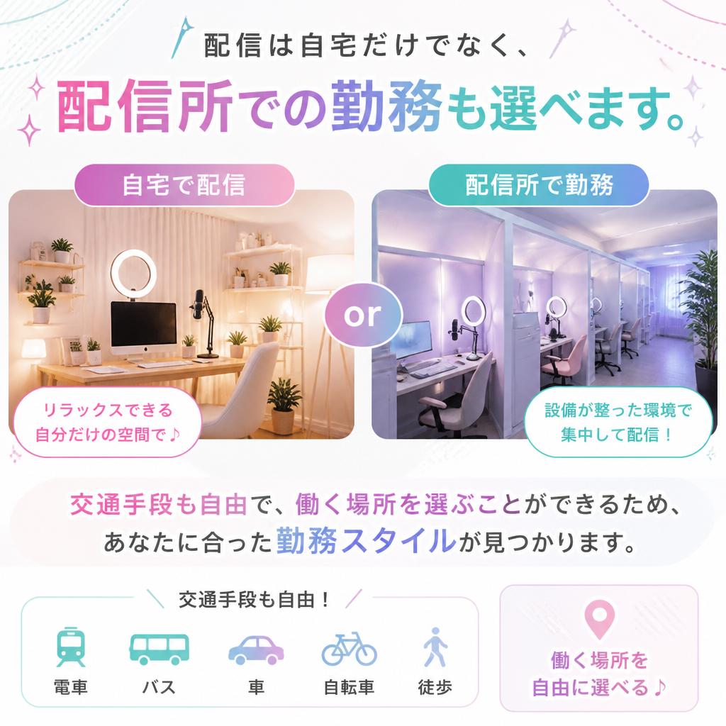 多様な働き方を選べる！