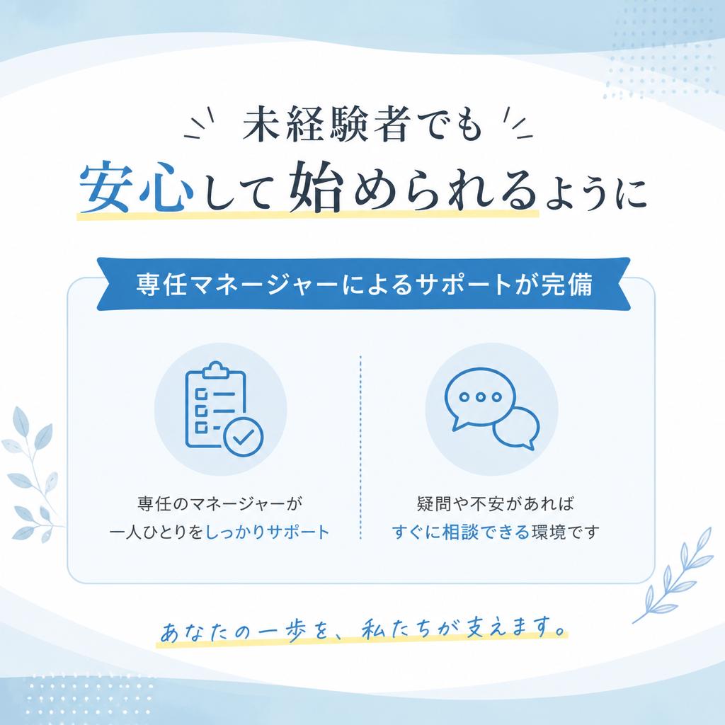 充実したサポート体制