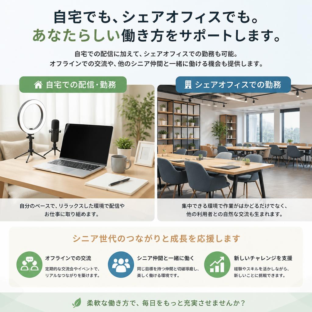 多彩な働き方が選べる