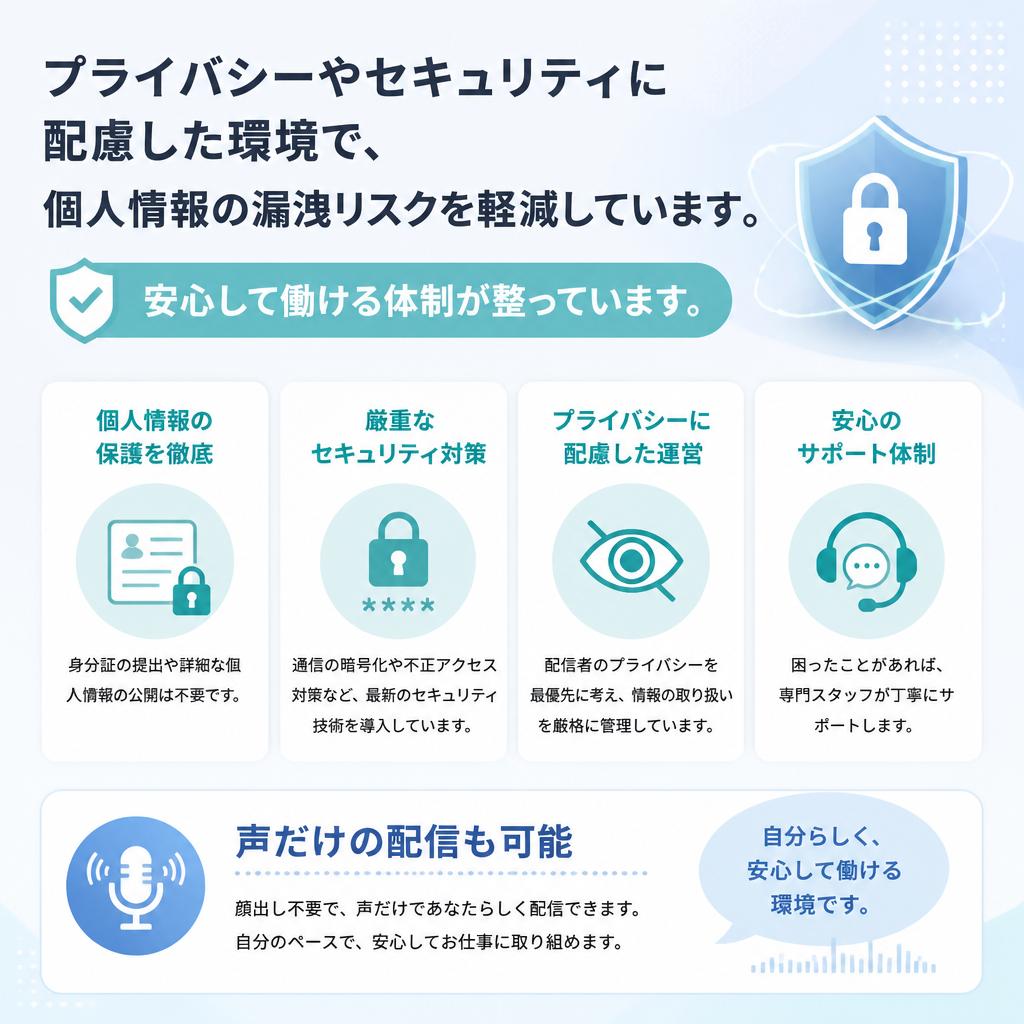 安心・安全な環境での働き方