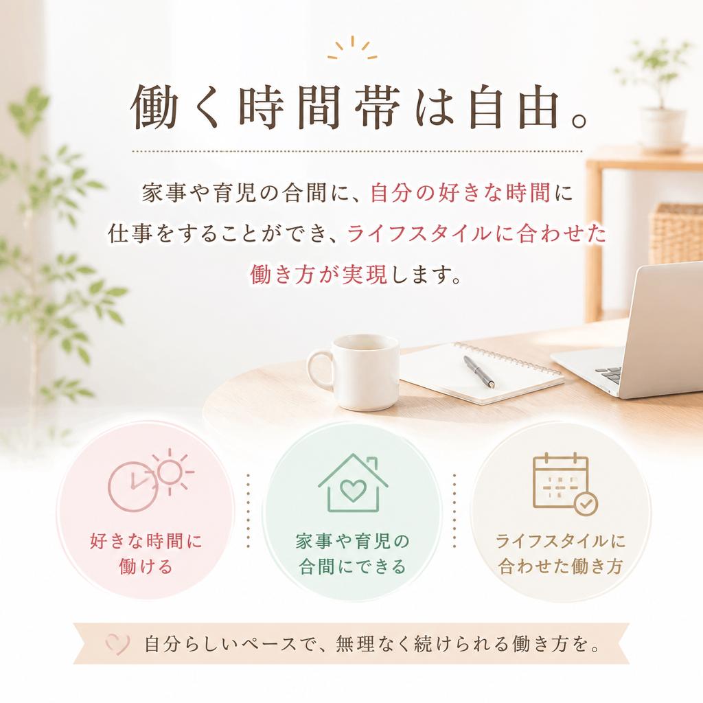 家庭と両立する自由な働き方