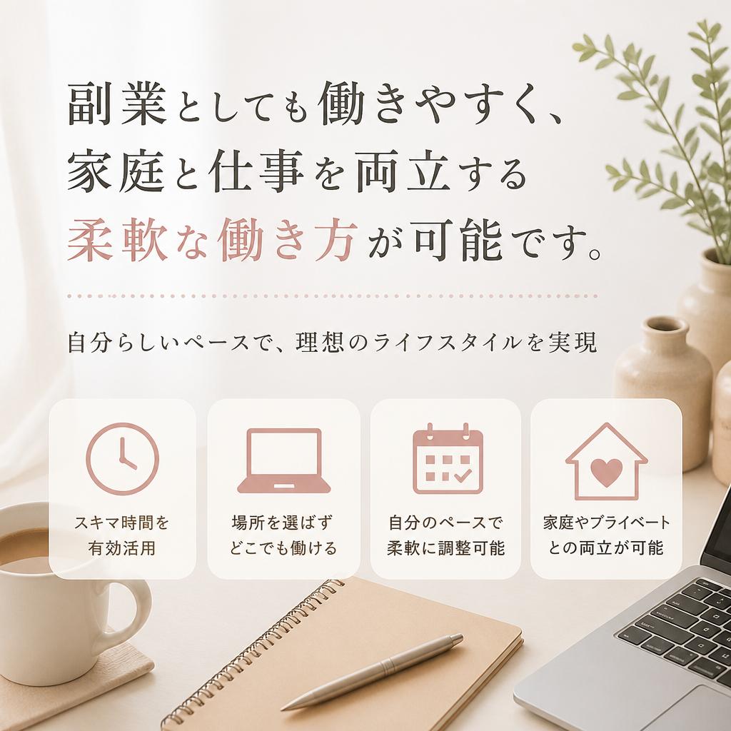収入やライフスタイルに合わせた働き方