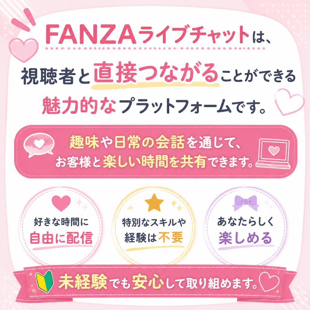 FANZAライブチャットとは？