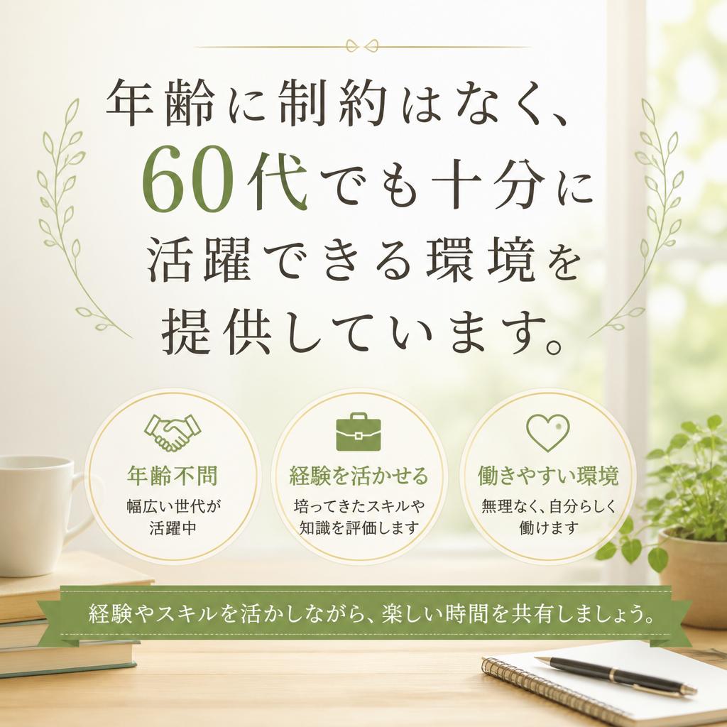60代からの挑戦