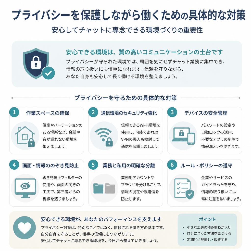 2. 身バレ防止のためのポイント