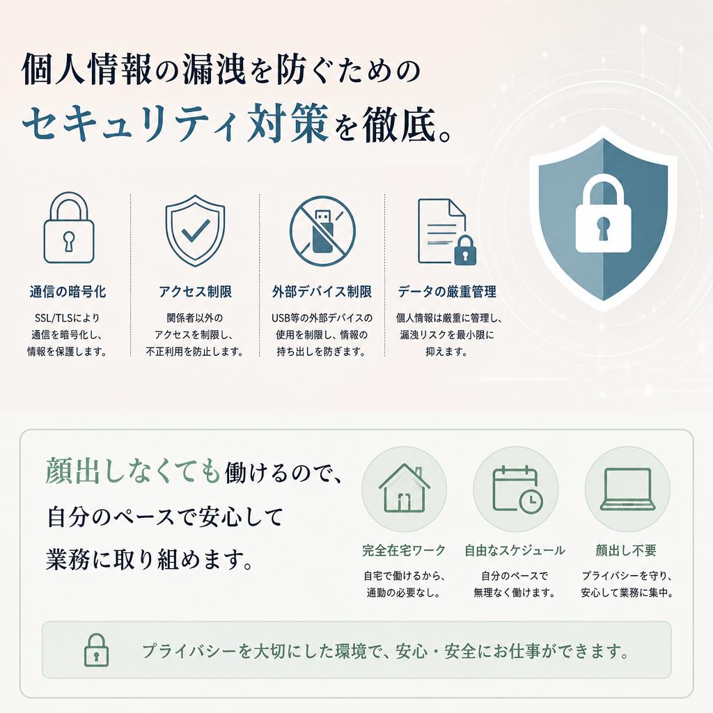 セキュリティ対策で安心