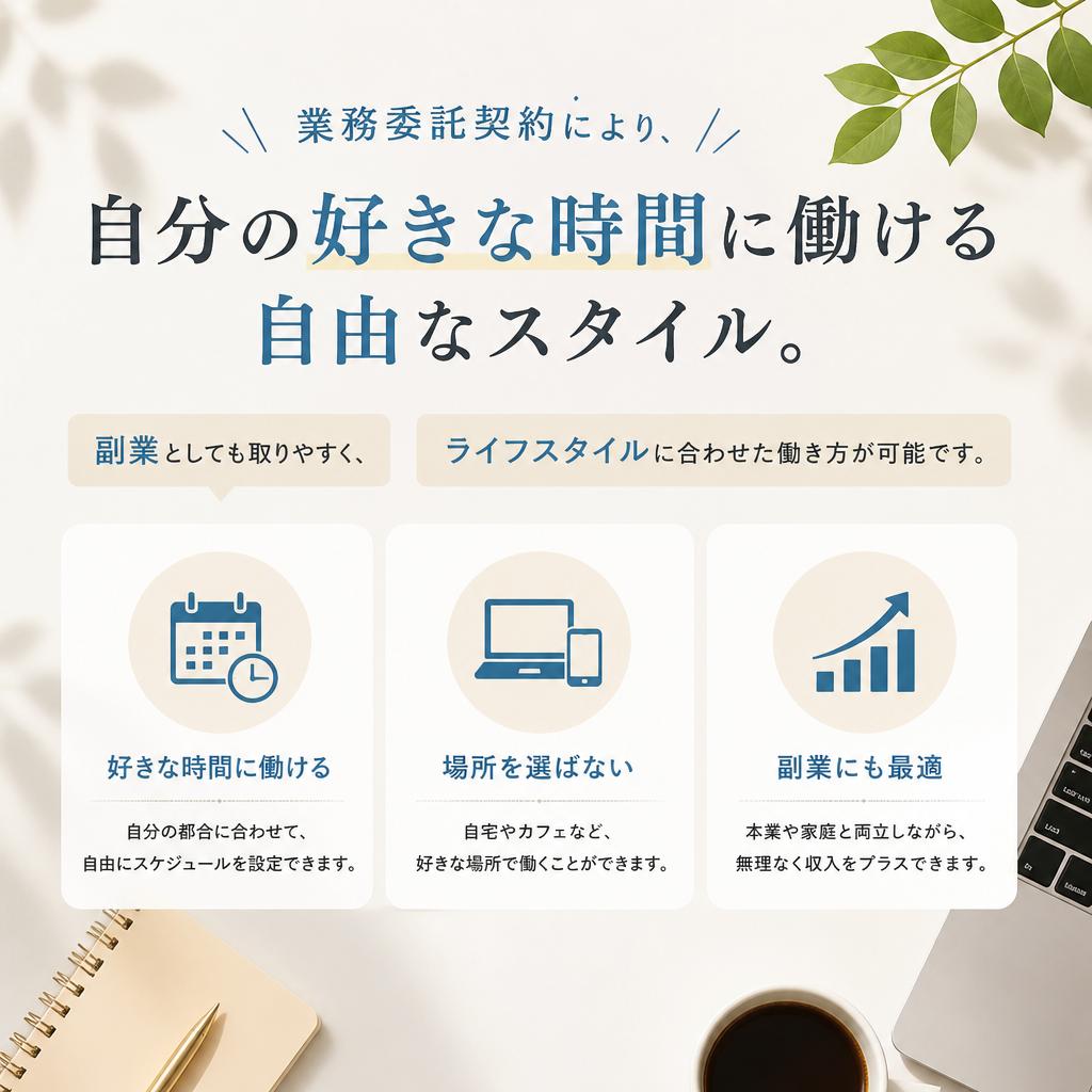 業務委託だからこその自由