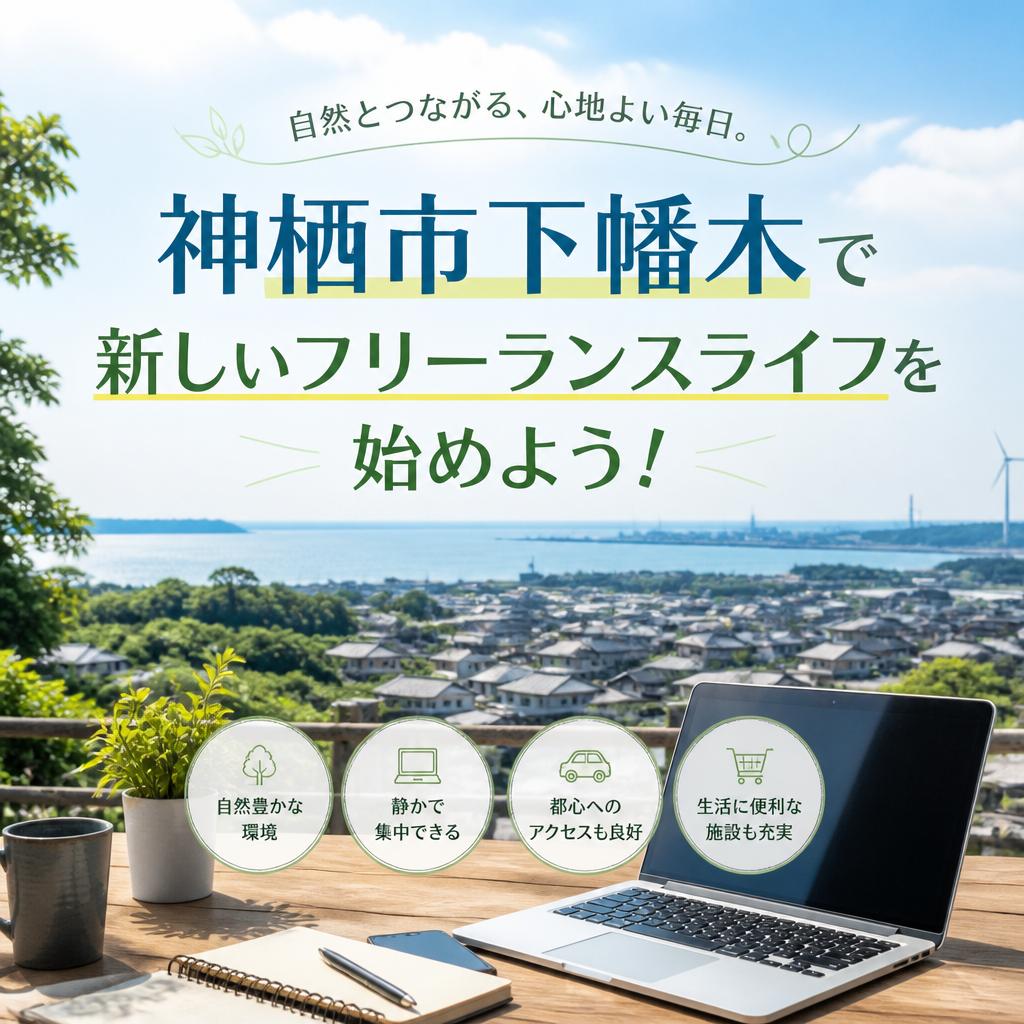 神栖市下幡木で新しいフリーランスライフを始めよう！