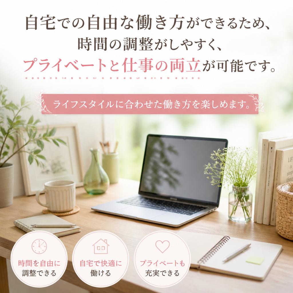 在宅ワークの利点