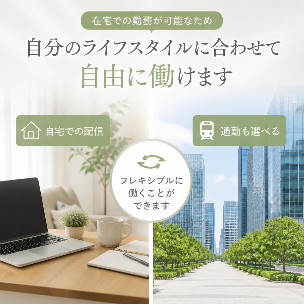 自由な働き方をサポート
