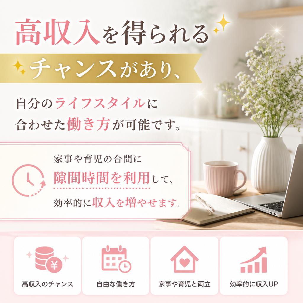 自由な働き方と高収入の魅力