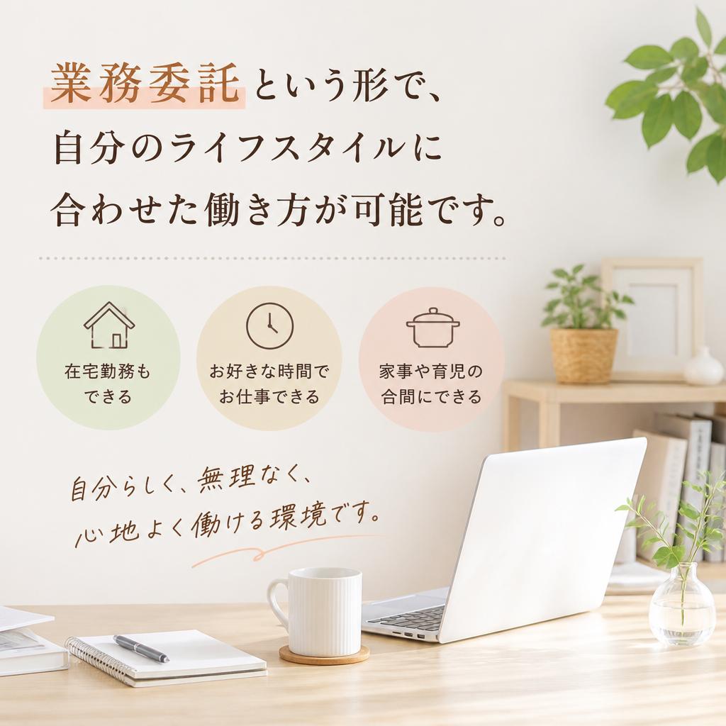柔軟な働き方が可能
