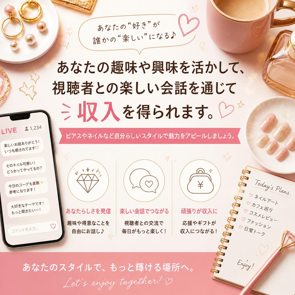 個性を大切にしたライブチャット