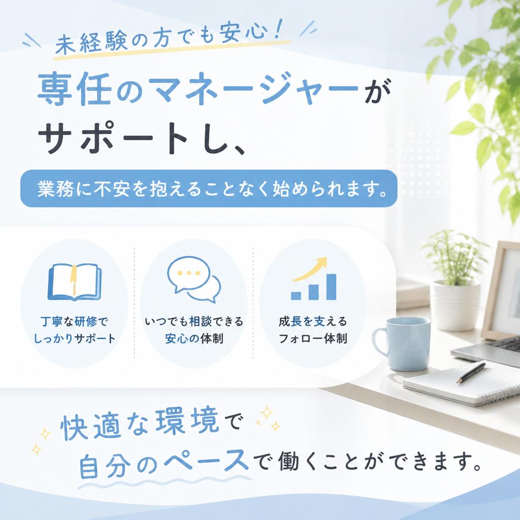 充実したサポート体制