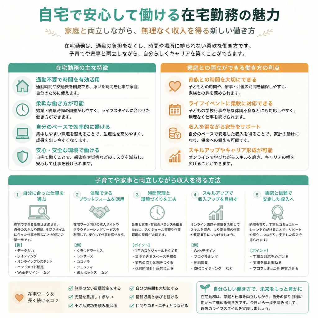 在宅勤務のメリット