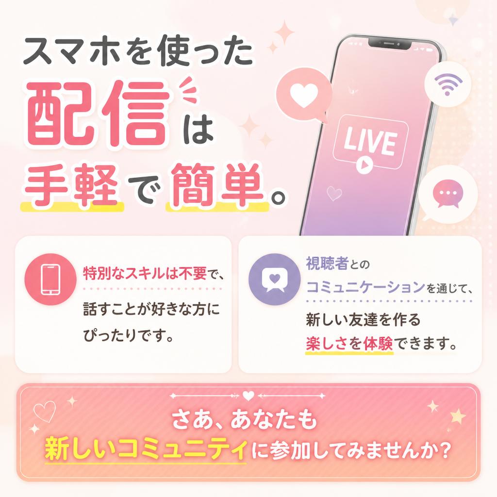 スマホ配信の魅力とは？