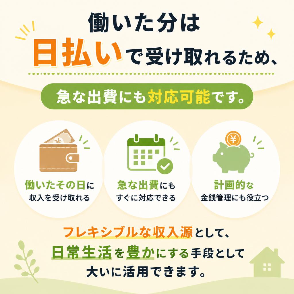 日払いの魅力