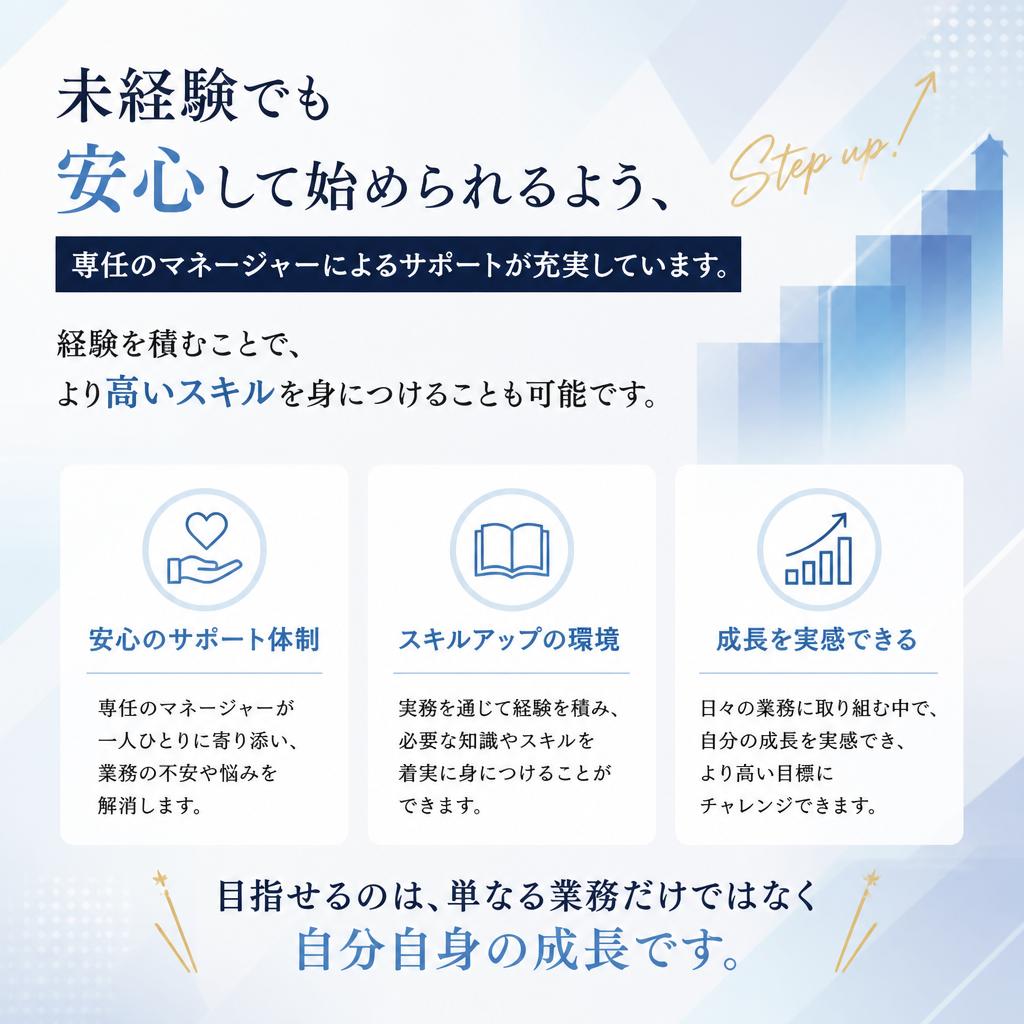 スキルアップを目指せる環境
