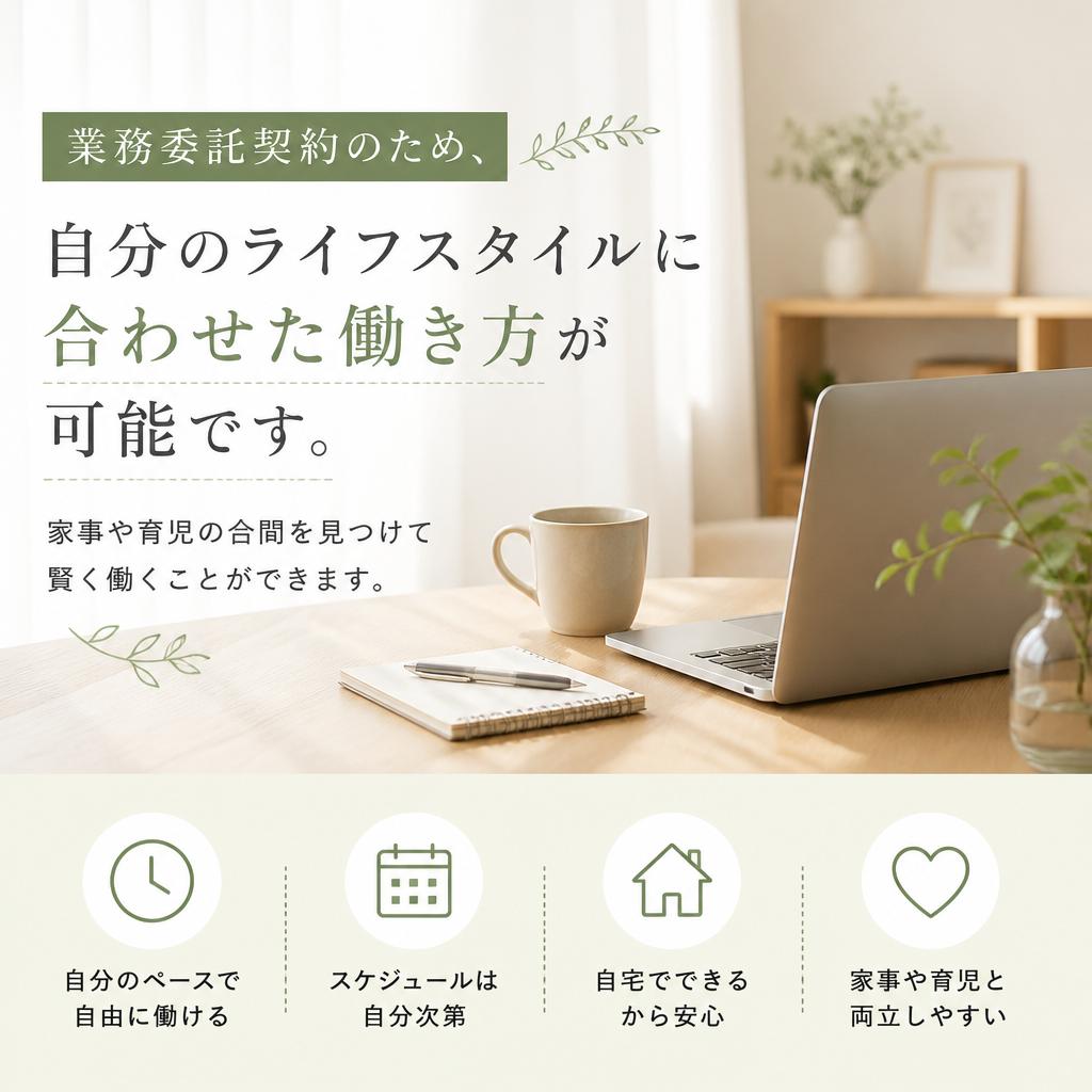 業務委託契約だからできる自由な働き方